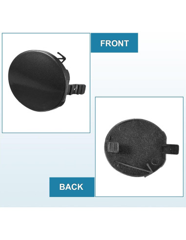 Cubierta de Gancho de Remolque Frontal X AUTOHAUX para Toyota Yaris 2011-2013