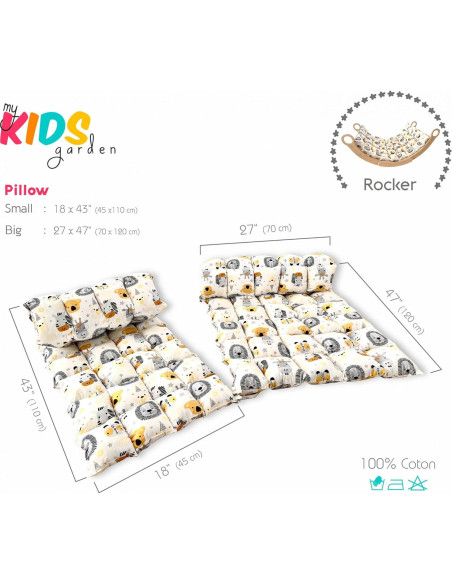 Almohada de Escalada Montessori My Photostation 70x120 cm Almohada de Escalada Montessori My Photostation 70x120 cm