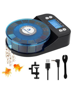 Alimentador Automático de Peces Fishkeeper 2025 Recargable 380g