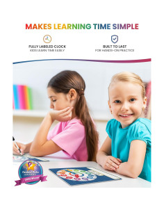 Reloj de Aprendizaje Borrable en Seco Oyster&Pop - 3 Paquete 2