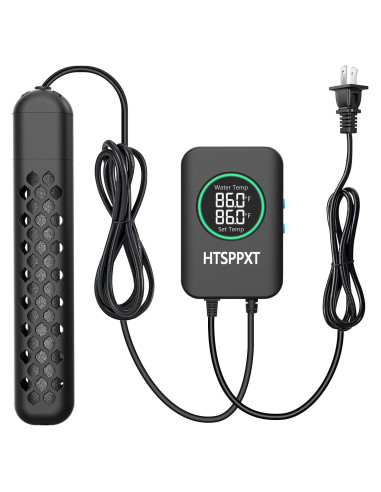Calentador de Acuario HTSPPXT 500W Ajustable con Control LED