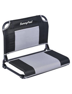 Asiento de Estadio SUNNYFEEL Extra Ancho con Respaldo 50.8 cm