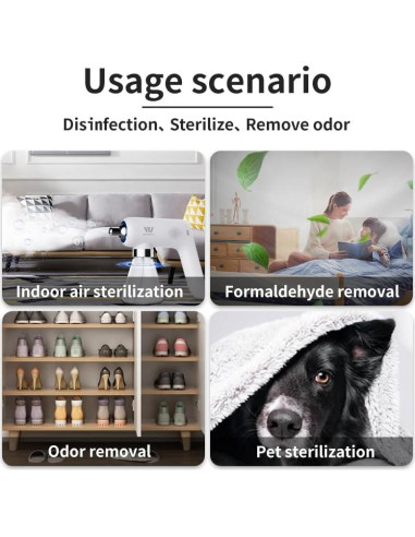 Máquina Nebulizadora Desinfectante de Ozono HOLDWELL HW-09