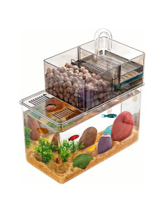 Acuario de Betta AoBeiStore 3L con Filtro Autolimpiante