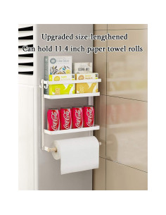 Estante Magnético Plegable Mukkuri para Cocina Blanco 4.54 kg 2