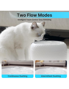Fuente de Agua Inalámbrica LIFETAIL 1.8L para Gatos y Perros 2