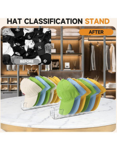 Organizador de Gorras Acrílico Hugro Tarfive 2-Pack 14 Gorras 2