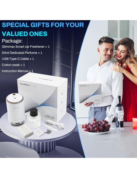 Ambientador de Aire Inteligente GlimmaX JK-576 50ml Blanco