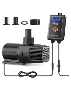 Bomba de Agua Ajustable Hygger 56W 6000LPH para Acuarios