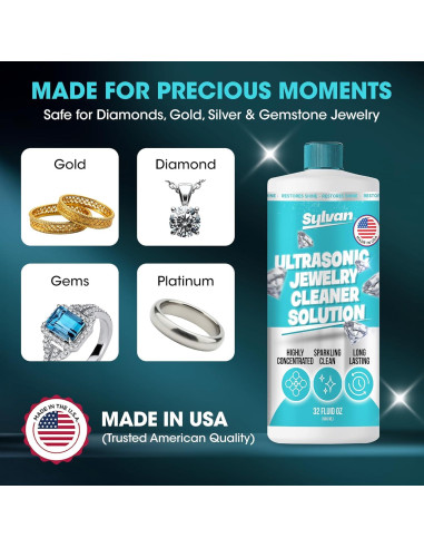 Limpiador Ultrasónico para Joyería Sylvan Hills 0.95L + Paño