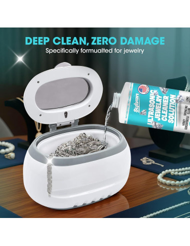 Limpiador Ultrasónico para Joyería Sylvan Hills 0.95L + Paño