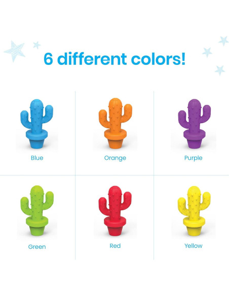 Contadores de Cactus Coloridos Hand2Mind - Juguetes Matemáticos 12.7x11.7cm