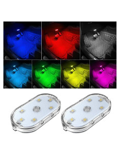 Luces LED Inalámbricas Ziciner para Automóvil Interior 2 PCS