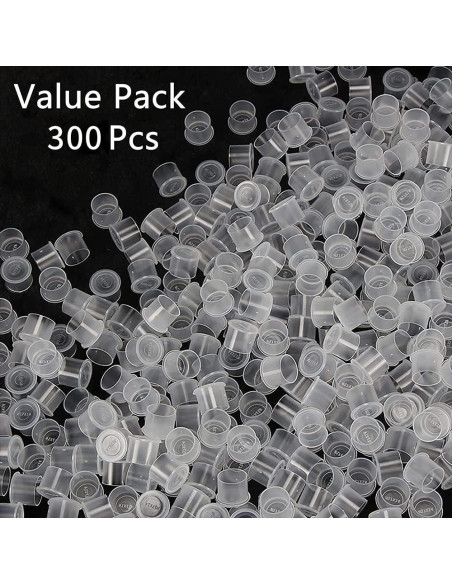 300 Tapas de Tinta para Tatuaje UPTATSUPPLY Color Blanco