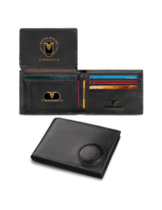 Billetera de Hombre VISWORLD de Cuero con Soporte para AirTag