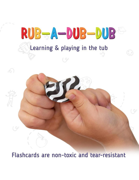 Juguetes de Baño Merka - Tarjetas de Alto Contraste 30 Pzs Juguetes de Baño Merka - Tarjetas de Alto Contraste 30 Pzs