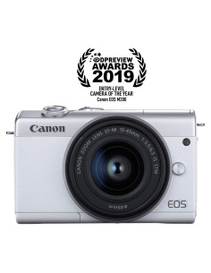Cámara Canon EOS M200 con Lente 15-45mm - 24.1MP 4K