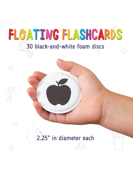 Juguetes de Baño Merka - Tarjetas de Alto Contraste 30 Pzs Juguetes de Baño Merka - Tarjetas de Alto Contraste 30 Pzs