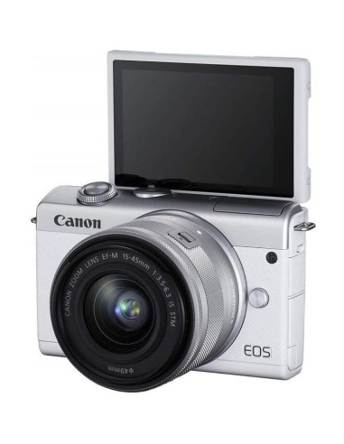 Cámara Canon EOS M200 con Lente 15-45mm - 24.1MP 4K