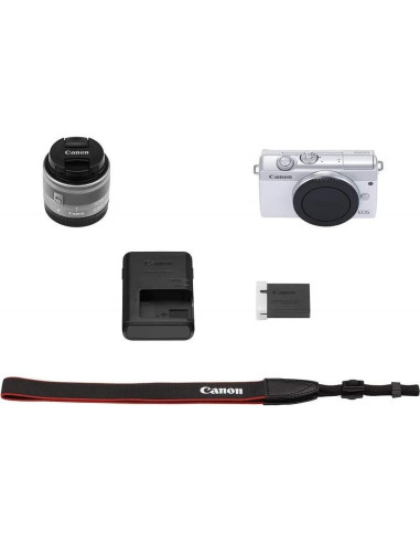 Cámara Canon EOS M200 con Lente 15-45mm - 24.1MP 4K