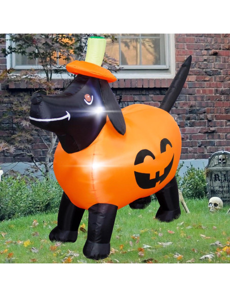 Calabaza Inflable Halloween VIKIMORA 1.22m con Luces LED Calabaza Inflable Halloween VIKIMORA 1.22m con Luces LED