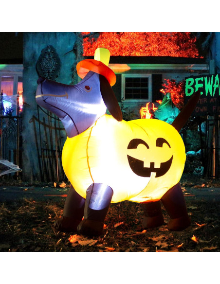 Calabaza Inflable Halloween VIKIMORA 1.22m con Luces LED Calabaza Inflable Halloween VIKIMORA 1.22m con Luces LED