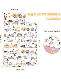 Alfombra de Siesta para Niños YR0009 con Almohada y Manta 2