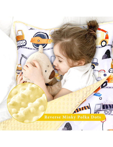 Alfombra de Siesta para Niños YR0009 con Almohada y Manta