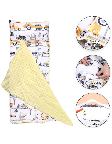 Alfombra de Siesta para Niños YR0009 con Almohada y Manta