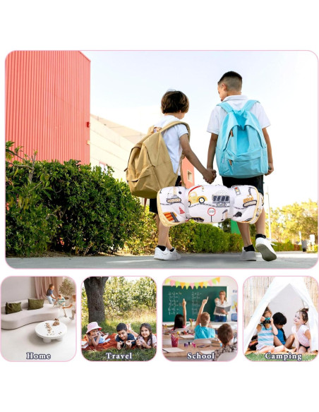 Alfombra de Siesta para Niños YR0009 con Almohada y Manta