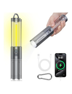 Linterna de Camping LED 2 en 1 KXK-606 Recargable 2500mAh