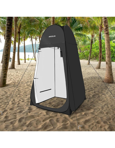 Carpa de Ducha Plegable AKOZLIN 1.88m Alta Impermeable