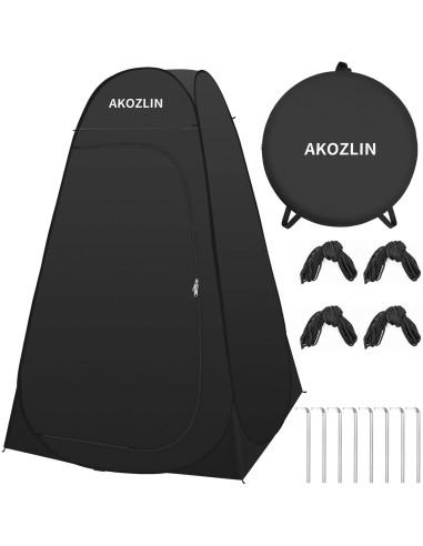 Carpa de Ducha Plegable AKOZLIN 1.88m Alta Impermeable