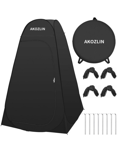 Carpa de Ducha Plegable AKOZLIN 1.88m Alta Impermeable