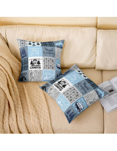 Erosebridal Fundas de Cojín 45x45 cm - Paquete de 2 Modernas 2