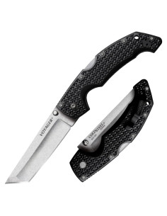 Cuchillo Plegable Cold Steel Voyager Grande Punta Tanto 10.16 cm