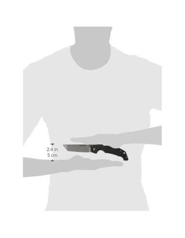 Cuchillo Plegable Cold Steel Voyager Grande Punta Tanto 10.16 cm