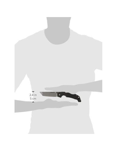 Cuchillo Plegable Cold Steel Voyager Grande Punta Tanto 10.16 cm