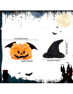 Conjunto Ropa Muñeca Halloween Tinoaly 15-17cm Calabaza 2