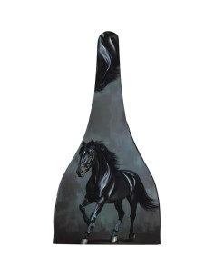 Sombrero Beanie Suave para Bebés Neonato Caballo Negro 0-6 Meses 2