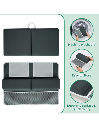 Almohadilla para Rodillas y Codos de Baño Omixe 3.81cm Gris