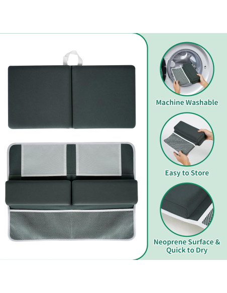 Almohadilla para Rodillas y Codos de Baño Omixe 3.81cm Gris