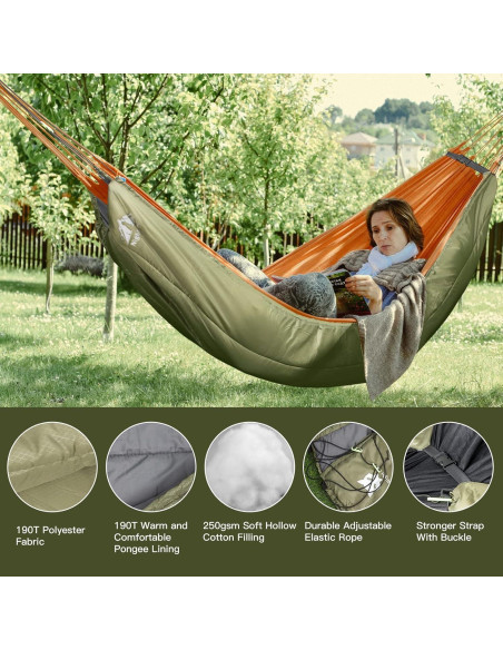 Colchoneta Aislante BuyThem 4 Estaciones 2.44x1.10m Verde