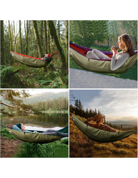 Colchoneta Aislante BuyThem 4 Estaciones 2.44x1.10m Verde