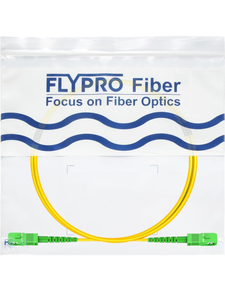 Cable de Fibra Óptica FLYPROFiber 1m SC/APC Modo Único 9/125m
