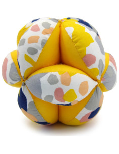 Pelota de Patear Algodón Kiddison Amarillo 119g Montessori 2