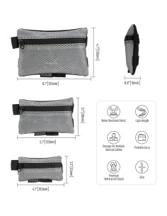 Juego de Bolsas de Almacenamiento TACTICAL GEEK A5 Negro 2