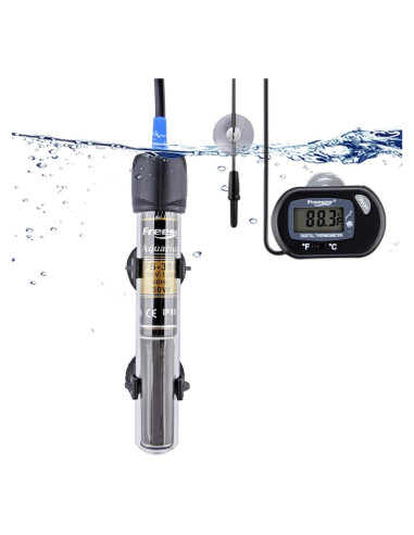 Calentador de Acuario FREESEA 300W con Termómetro Sumergible