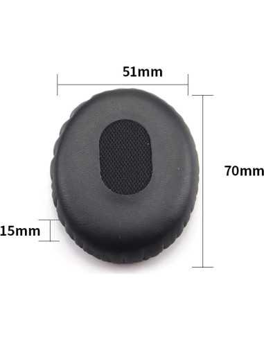 Almohadillas de Repuesto CRUVURBI para Auriculares Bose QC3