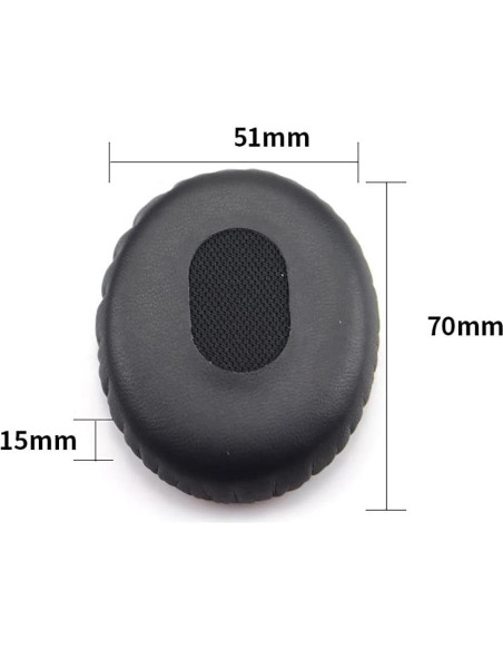 Almohadillas de Repuesto CRUVURBI para Auriculares Bose QC3